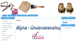 Desktop Screenshot of bijma-onderdelenshop.com