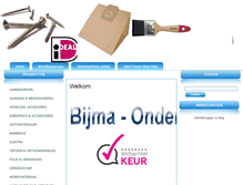 Tablet Screenshot of bijma-onderdelenshop.com